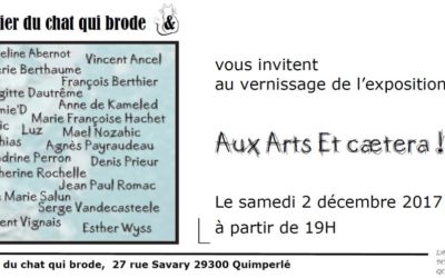 « Aux arts et ceatera » oyez, oyez vernissage à Quimperlé